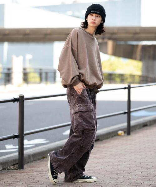 WEGO（ウィゴー）の「WEGO/【25年秋冬新作】イージーコーデュロイカーゴパンツ（カーゴパンツ・メンズ・ブラウン系その他/ライトベージュ/ブラック系その他・MEDIUM/LARGE）」の14枚目の写真