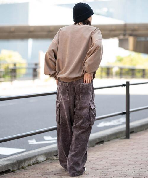 WEGO（ウィゴー）の「WEGO/【25年秋冬新作】イージーコーデュロイカーゴパンツ（カーゴパンツ・メンズ・ブラウン系その他/ライトベージュ/ブラック系その他・MEDIUM/LARGE）」の15枚目の写真