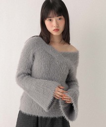 マルチWAYフェザーヤーンニット 603659