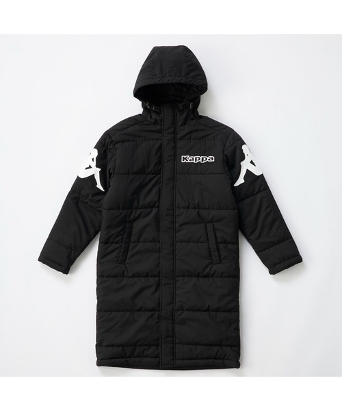 セール】Kappa カッパ ブランド ロゴ 軽量タフタ フード付き 中綿