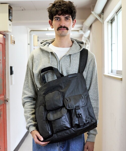 FREAK'S STORE(フリークスストア)の「限定展開 BAICYCLON/バイシクロン MULTI POCKETS 2WAY TOTE (MEDIUM) / BCL-68(トートバッグ・メンズ・ブラック・フリ-)」の13枚目の写真