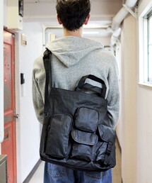 BAGJACK（バッグジャック）の「限定展開 BAICYCLON/バイシクロン MULTI POCKETS 2WAY TOTE (MEDIUM) / BCL-68（トートバッグ）」