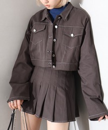 SpRay | ツイルステッチプリーツ　ＳＥＴ　ＵＰ(セットアップ)