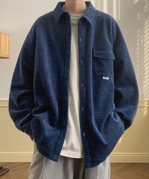 aimoha（アイモハ）の「BIGシルエット ワッフルシャツジャケット/Big silhouette waffle shirt jacket（その他アウター）」