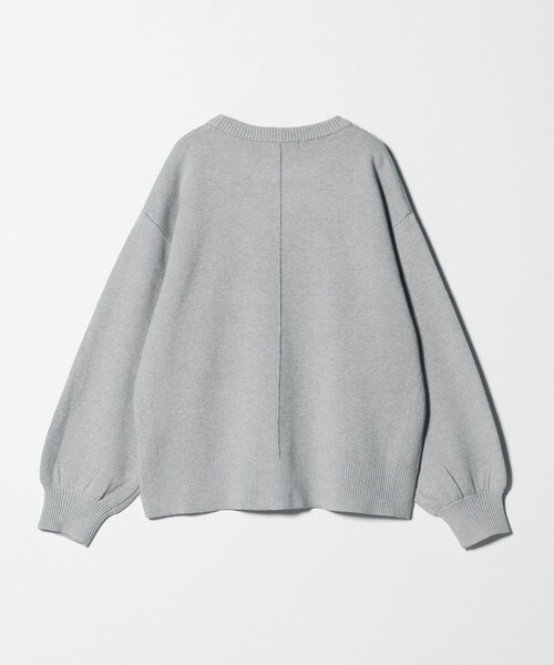 A DAY IN THE LIFE UNITED ARROWS（アデイインザライフユナイテッドアローズ）の「ダブルジャガード ロゴニット ＜A DAY IN THE LIFE＞（ニット/セーター・レディース・ネイビー/ライトグレー/ピンク/オフホワイト・FREE）」の6枚目の写真