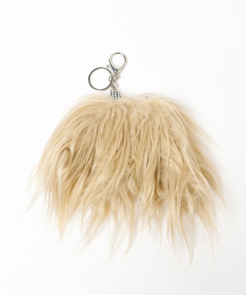 LOWRYS FARM(ローリーズファーム)の「モジャモジャモンスターキーチャーム 605796(キーホルダー・レディース・アイボリー/ベージュ・FREE)」の3枚目の写真