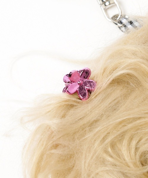 LOWRYS FARM(ローリーズファーム)の「モジャモジャモンスターキーチャーム 605796(キーホルダー・レディース・アイボリー/ベージュ・FREE)」の8枚目の写真