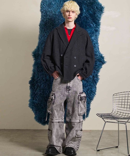 MAISON SPECIAL(メゾンスペシャル)の「《UNISEX》Prime-Over Skipper Knit/プライムオーバースキッパーニット【MAISON SPECIAL/メゾンスペシャル】(ニット/セーター・メンズ・アイボリー/ブラック/サックスブルー/レッド・0/1/2)」の9枚目の写真