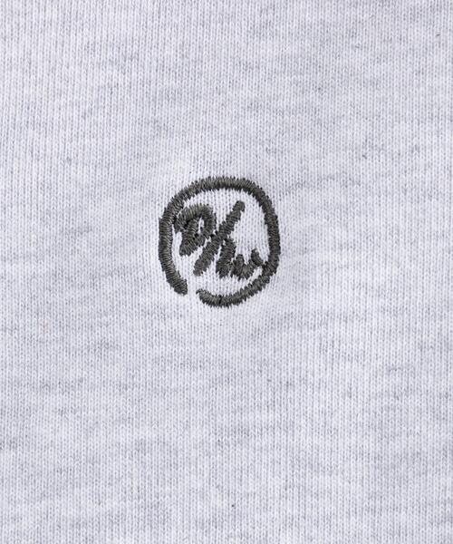 TAKEO KIKUCHI（タケオキクチ）の「【LIMITED】ワンポイント刺繍スウェットカーディガン（カーディガン/ボレロ・メンズ・ブラック/ライトグレー・02/03/04）」の9枚目の写真