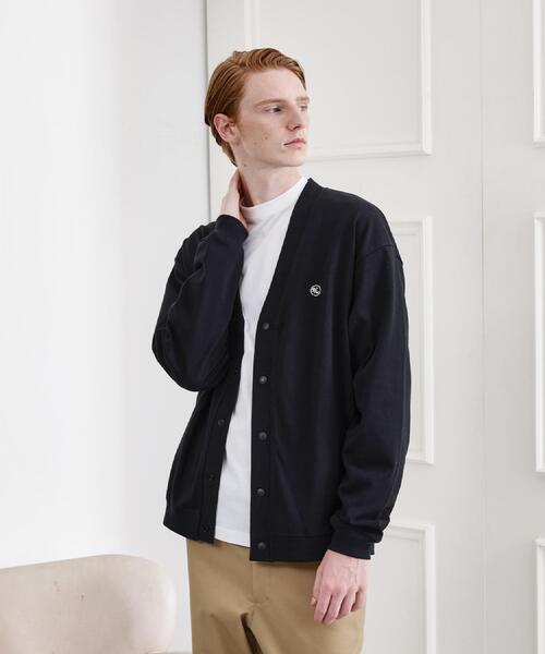 TAKEO KIKUCHI（タケオキクチ）の「【LIMITED】ワンポイント刺繍スウェットカーディガン（カーディガン/ボレロ・メンズ・ブラック/ライトグレー・02/03/04）」の13枚目の写真