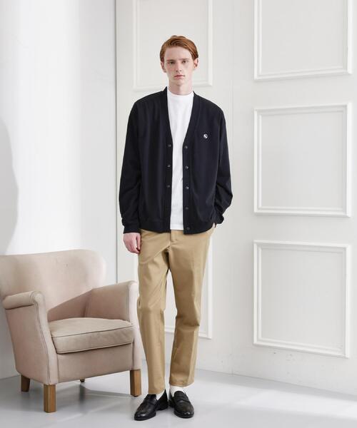 TAKEO KIKUCHI（タケオキクチ）の「【LIMITED】ワンポイント刺繍スウェットカーディガン（カーディガン/ボレロ・メンズ・ブラック/ライトグレー・02/03/04）」の15枚目の写真