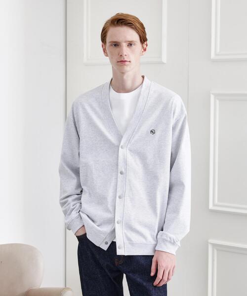 TAKEO KIKUCHI（タケオキクチ）の「【LIMITED】ワンポイント刺繍スウェットカーディガン（カーディガン/ボレロ・メンズ・ブラック/ライトグレー・02/03/04）」の16枚目の写真