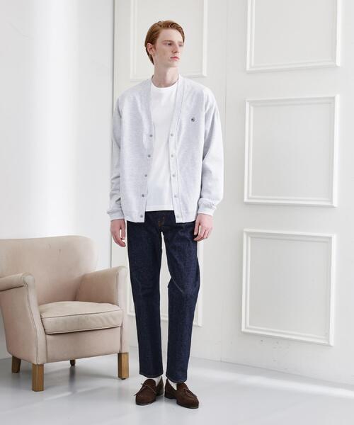 TAKEO KIKUCHI（タケオキクチ）の「【LIMITED】ワンポイント刺繍スウェットカーディガン（カーディガン/ボレロ・メンズ・ブラック/ライトグレー・02/03/04）」の19枚目の写真