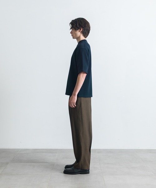 CITY TOKYO(シティトウキョウ)の「【CITY TOKYO/シティートーキョー】SUMMER TWEED トラウザーズ(スラックス・メンズ・ブラウン・1/2)」の7枚目の写真