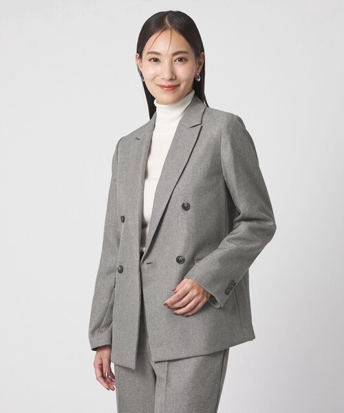 ユナイテッドアローズ　ツイードジャケット　タイトスカート　スーツセットアップ ツイードライク タイト スカート