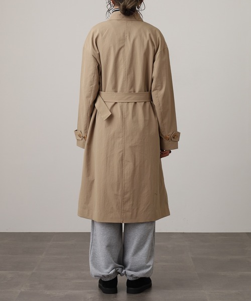 OMNES（オムネス）の「OMNES Supremo ステンカラーコート（ステンカラーコート・レディース・ネイビー/ベージュ・FREE）」の12枚目の写真