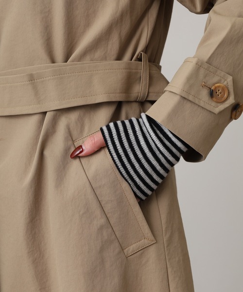 OMNES（オムネス）の「OMNES Supremo ステンカラーコート（ステンカラーコート・レディース・ネイビー/ベージュ・FREE）」の16枚目の写真