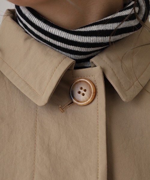 OMNES（オムネス）の「OMNES Supremo ステンカラーコート（ステンカラーコート・レディース・ネイビー/ベージュ・FREE）」の13枚目の写真