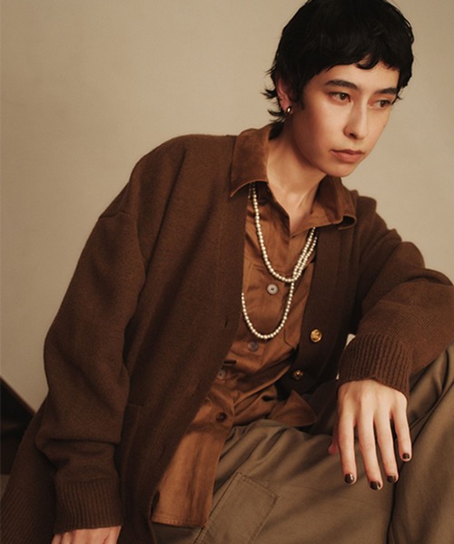 セール】《ウタオ》Vネックニットカーディガン（カーディガン/ボレロ