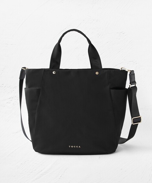 TOCCA(トッカ)の「ALINE NYLONTOTE ナイロントートバッグ(トートバッグ・レディース・ベージュ系/ネイビー系/ブラック系・F)」の20枚目の写真