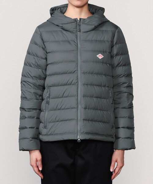 DANTON フード付きダウンジャケット 38 グレー DANTON フード付きダウンジャケット 38 DANTON フード付きダウン
