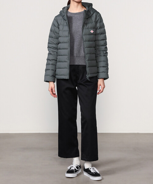 DANTON | ナイロンタフタ フードダウンジャケット WOMEN（ダウン