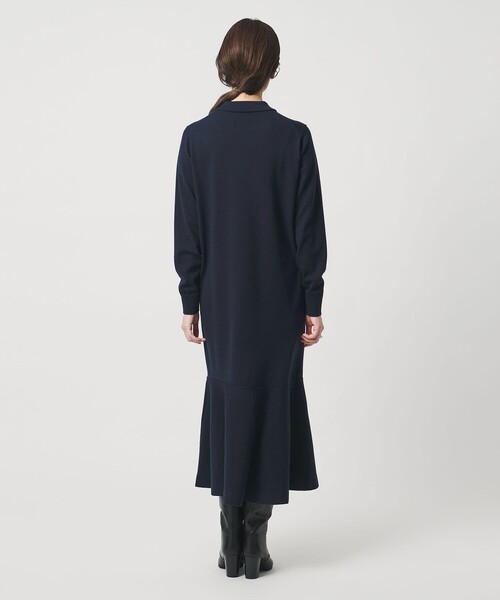 ニット ペプラム ロング ワンピース（ワンピース）｜UNITED ARROWS
