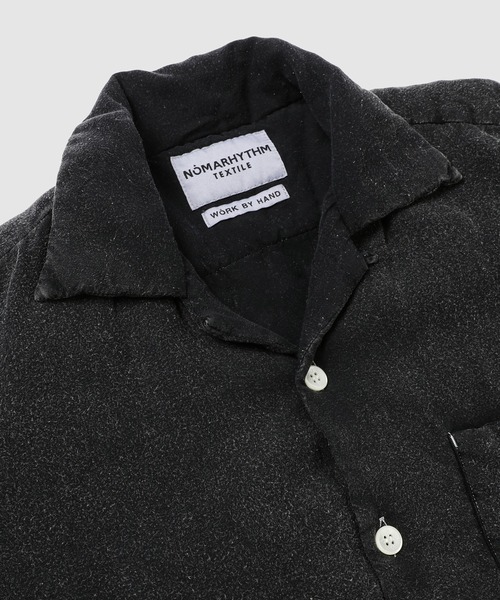 NOMA t.d.（ノーマティーディー）の「Hand Dye Puffer Shirt（シャツ/ブラウス・メンズ・ブラック・4/3）」の3枚目の写真