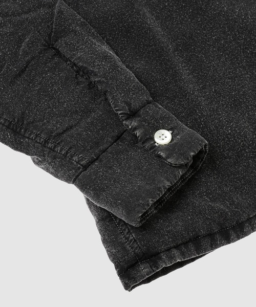 NOMA t.d.（ノーマティーディー）の「Hand Dye Puffer Shirt（シャツ/ブラウス・メンズ・ブラック・4/3）」の7枚目の写真