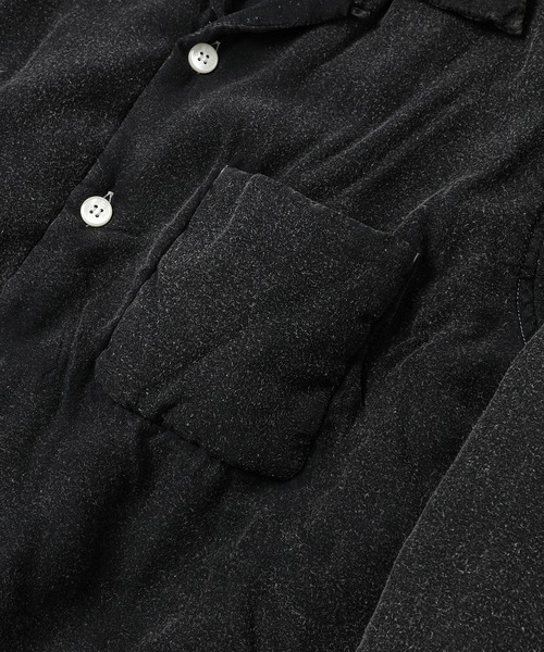 NOMA t.d.（ノーマティーディー）の「Hand Dye Puffer Shirt（シャツ/ブラウス・メンズ・ブラック・4/3）」の5枚目の写真