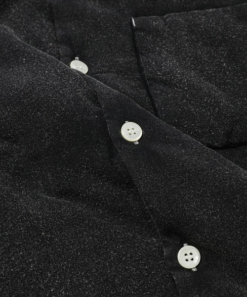 NOMA t.d.（ノーマティーディー）の「Hand Dye Puffer Shirt（シャツ/ブラウス・メンズ・ブラック・4/3）」の8枚目の写真