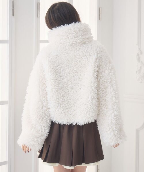 ems excite（エムズエキサイト）の「2way襟付FファーJK（その他アウター・レディース・ナチュラル/ブルー/チャコールグレー・FREE）」の17枚目の写真