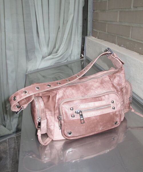 BLACKPURPLE（ブラックパープル）の「マルコバッグ Marco Bag_ダスティピンク（ショルダーバッグ・レディース・ピンク・FREE）」の6枚目の写真