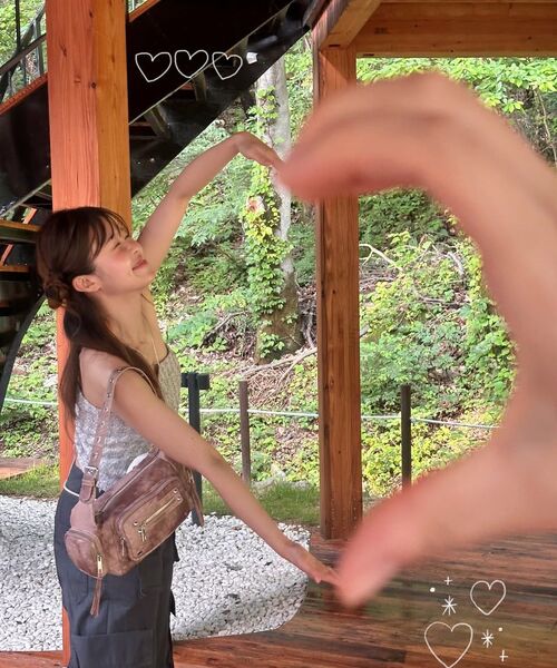 BLACKPURPLE（ブラックパープル）の「マルコバッグ Marco Bag_ダスティピンク（ショルダーバッグ・レディース・ピンク・FREE）」の11枚目の写真