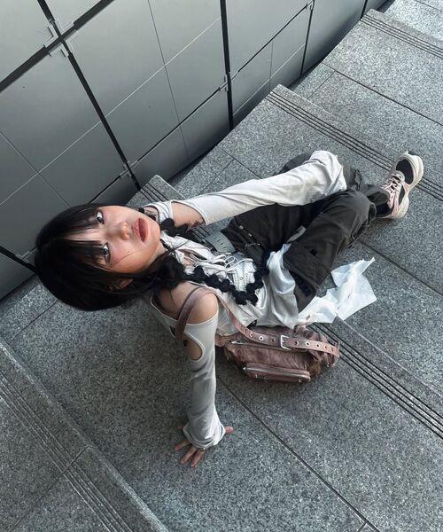 BLACKPURPLE(ブラックパープル)の「マルコバッグ Marco Bag_ダスティピンク(ショルダーバッグ・レディース・ピンク・FREE)」の14枚目の写真