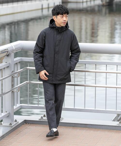 URBAN RESEARCH ROSSO MEN（アーバンリサーチロッソメン）の「3WAYフーデッドコート ライナーセット（ダウンジャケット/コート・メンズ・ブラック/チャコールグレー・LARGE/MEDIUM）」の5枚目の写真