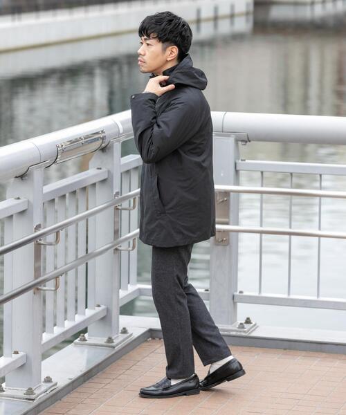 URBAN RESEARCH ROSSO MEN（アーバンリサーチロッソメン）の「3WAYフーデッドコート ライナーセット（ダウンジャケット/コート・メンズ・ブラック/チャコールグレー・LARGE/MEDIUM）」の6枚目の写真