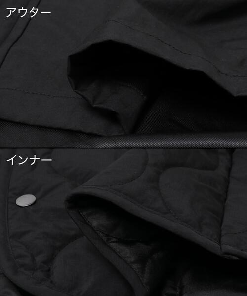 URBAN RESEARCH ROSSO MEN(アーバンリサーチロッソメン)の「3WAYフーデッドコート ライナーセット(ダウンジャケット/コート・メンズ・ブラック/チャコールグレー・LARGE/MEDIUM)」の22枚目の写真