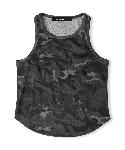 AVANDRESS(アバンドレス )の「CAMO-BX01 Tank Top CHARCOAL(Tシャツ/カットソー・レディース・チャコール・SMALL/MEDIUM)」の3枚目の写真