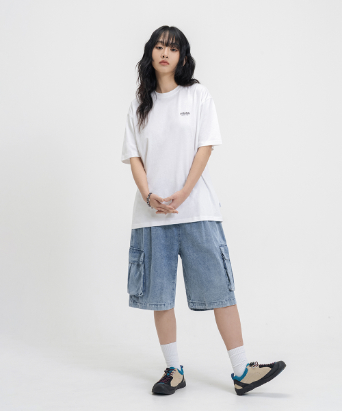 LEMAIN SECOND（リメインセカンド）の「BERMUDA WIDE ONE-TUCK CARGO DENIM SHORTS [LIGHT BLUE]（その他パンツ・メンズ・その他・MEDIUM/LARGE）」の5枚目の写真