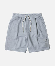 POUCH POCKET SWEAT SHORTS _ GRAY