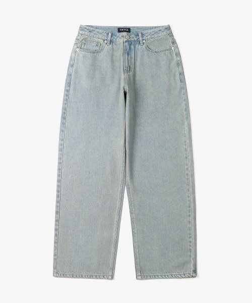 TOFFEE（トフィー）の「モアワイドデニムパンツ (ナイルブルー)（デニムパンツ・メンズ・その他・SMALL/MEDIUM/LARGE/X-LARGE）」の2枚目の写真