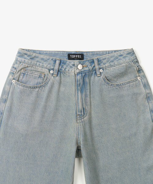 TOFFEE（トフィー）の「モアワイドデニムパンツ (ナイルブルー)（デニムパンツ・メンズ・その他・SMALL/MEDIUM/LARGE/X-LARGE）」の3枚目の写真
