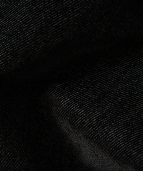 WOOALONG(ウアロン)の「Velvet Stitch Curve Balloon Wide Denim Pants - BLACK(デニムパンツ・レディース・ブラック・SMALL/MEDIUM/LARGE)」の7枚目の写真