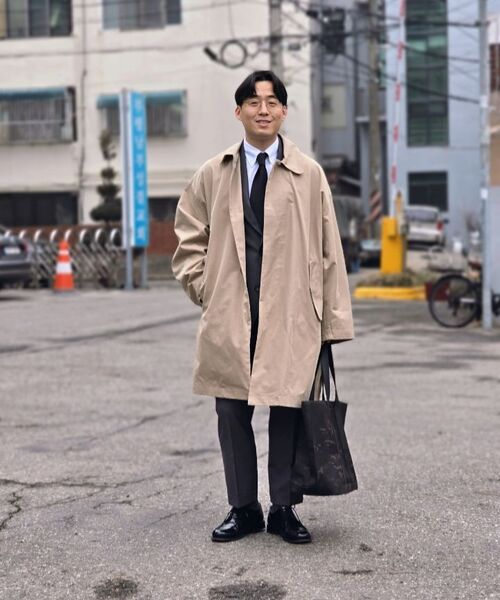セール】SOLID MAC COACH COAT (BEIGE)（トレンチコート）｜TAKEASY