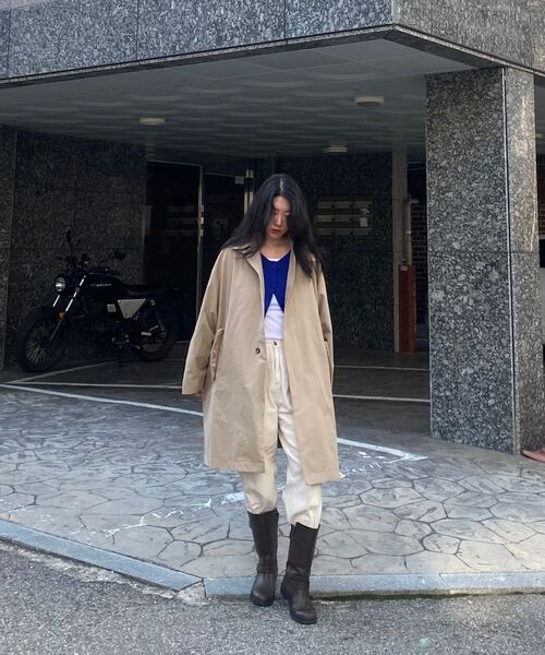 TAKEASY(テイクイージー)の「オーバーシングルコート(ベージュ)(トレンチコート・レディース・その他・MEDIUM/LARGE)」の11枚目の写真