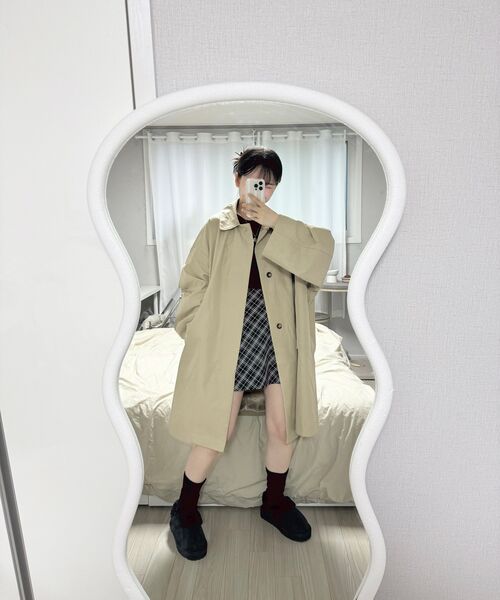 TAKEASY(テイクイージー)の「オーバーシングルコート(ベージュ)(トレンチコート・レディース・その他・MEDIUM/LARGE)」の15枚目の写真