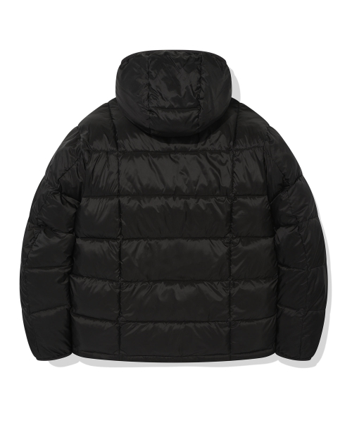 セール】ライトリップストップパディングジャンパー ブラック（ダウン