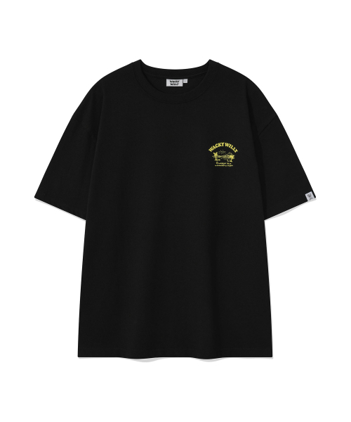 Wacky WiLLy(ワッキーウィリー)の「ビーチグラフィックバカンス半袖Tシャツブラック(Tシャツ/カットソー・レディース・その他・SMALL/MEDIUM/LARGE/X-LARGE)」の2枚目の写真
