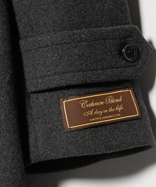 A DAY IN THE LIFE UNITED ARROWS(アデイインザライフユナイテッドアローズ)の「メルトン スタンドカラーコート<A DAY IN THE LIFE>(その他アウター・メンズ・モカ/グレー系/ブラック/ネイビー・M/XL/S/L)」の9枚目の写真